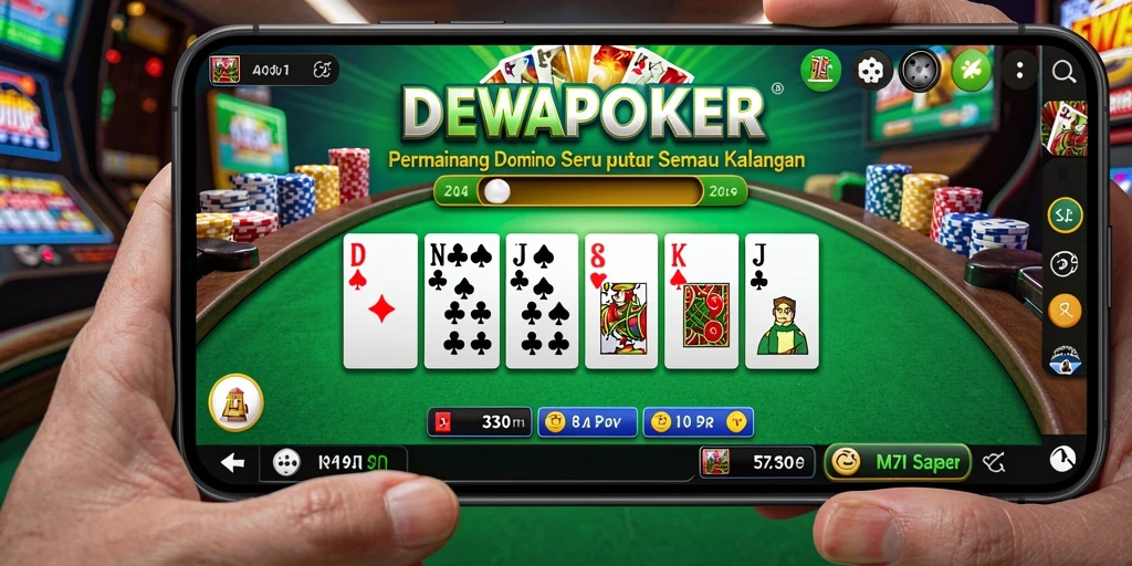 Gameplay DEWAPOKER yang penuh aksi dan strategi.