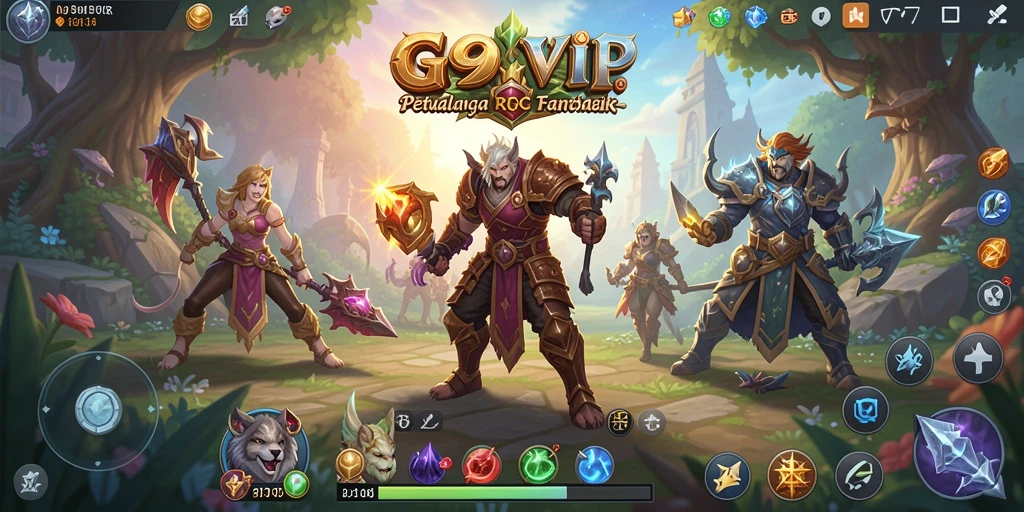 Tangkapan layar G9VIP menampilkan seru dan menegangkan saat bertarung.