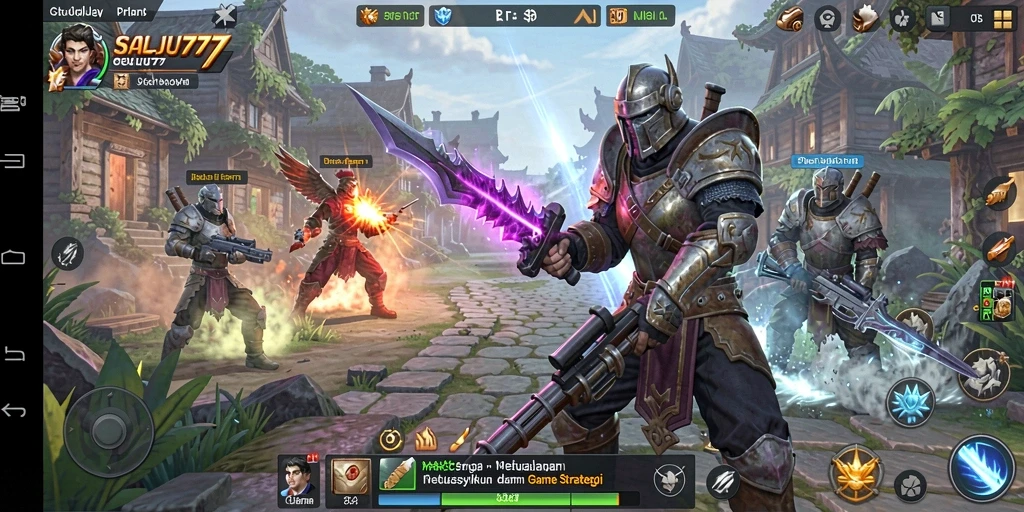Gameplay menarik SALJU777 dengan pertempuran dan strategi.