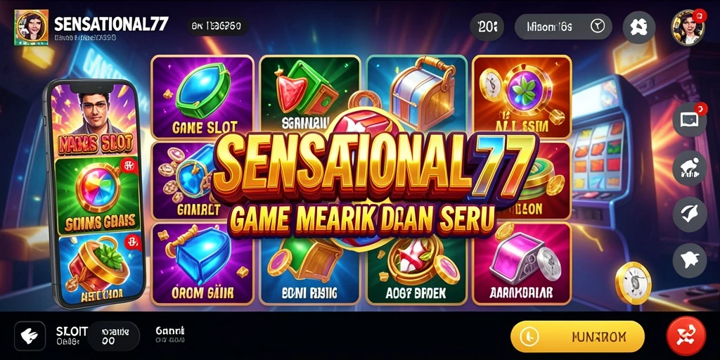 Screenshot gameplay SENSATIONAL77 yang memukau dan seru.