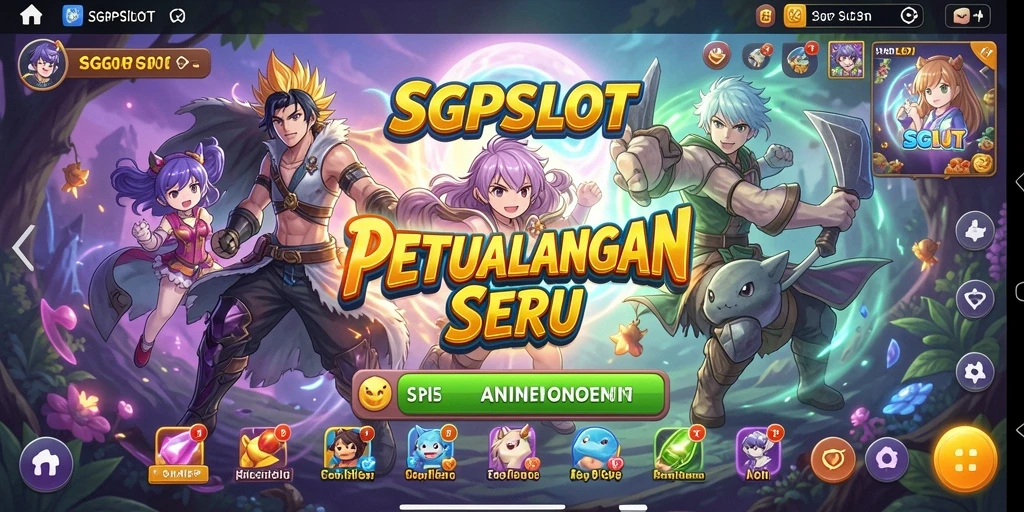 Tampilan gameplay seru dan penuh warna di SGPSLOT.