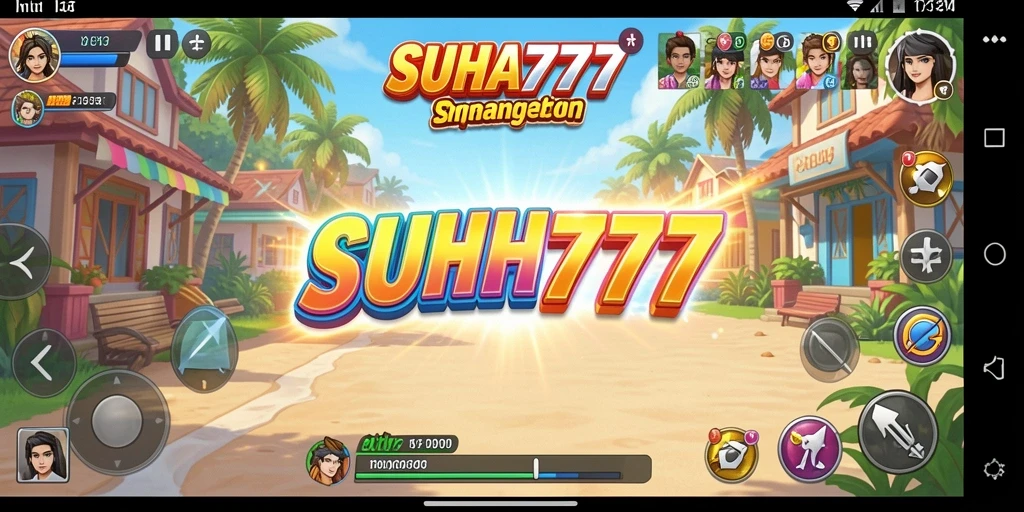 Tampilan gameplay utama SUHU777 dengan grafis menawan dan interaksi seru.