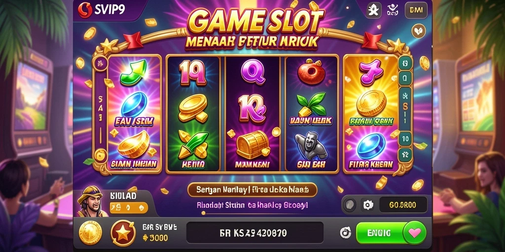 Skrinsut gameplay SVIP9 dengan berbagai tema Slot menarik.